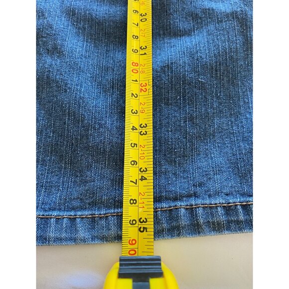 Old Navy Kids Denim Jeans Size 16 Regular Straight Fit Blue Denim 100% Cotton - Picture 15 of 15